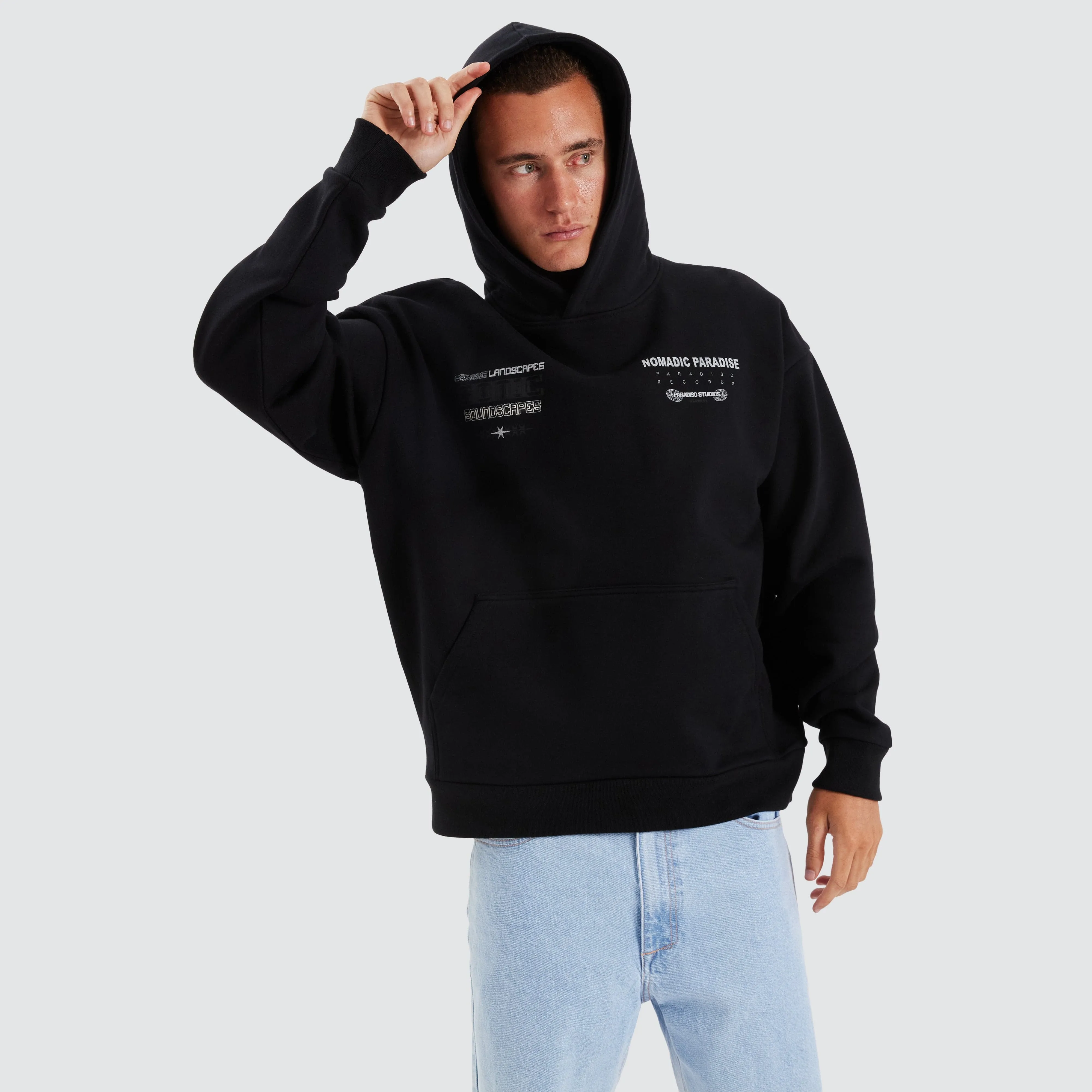 Studios Oversized Hoodie Anthracite Black sold by Neverland product image thumbnail 2