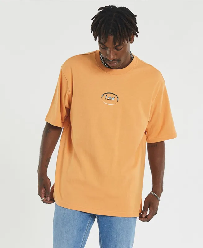 Y2K Baggy T-Shirt Sherbet Yellow sold by Neverland