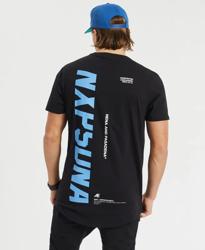 Remedy Cape Back T-Shirt Jet Black sold by Neverland