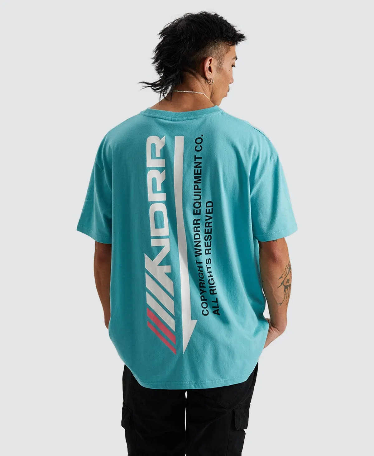 Detach Box Fit T-Shirt Teal Green sold by Neverland