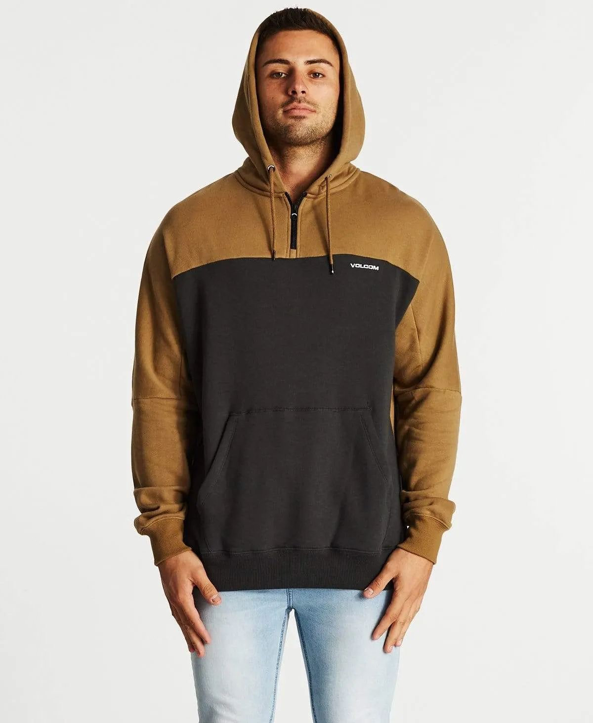 Single Stone Quarter Zip Hoodie Sanddune sold by Neverland product image thumbnail 5