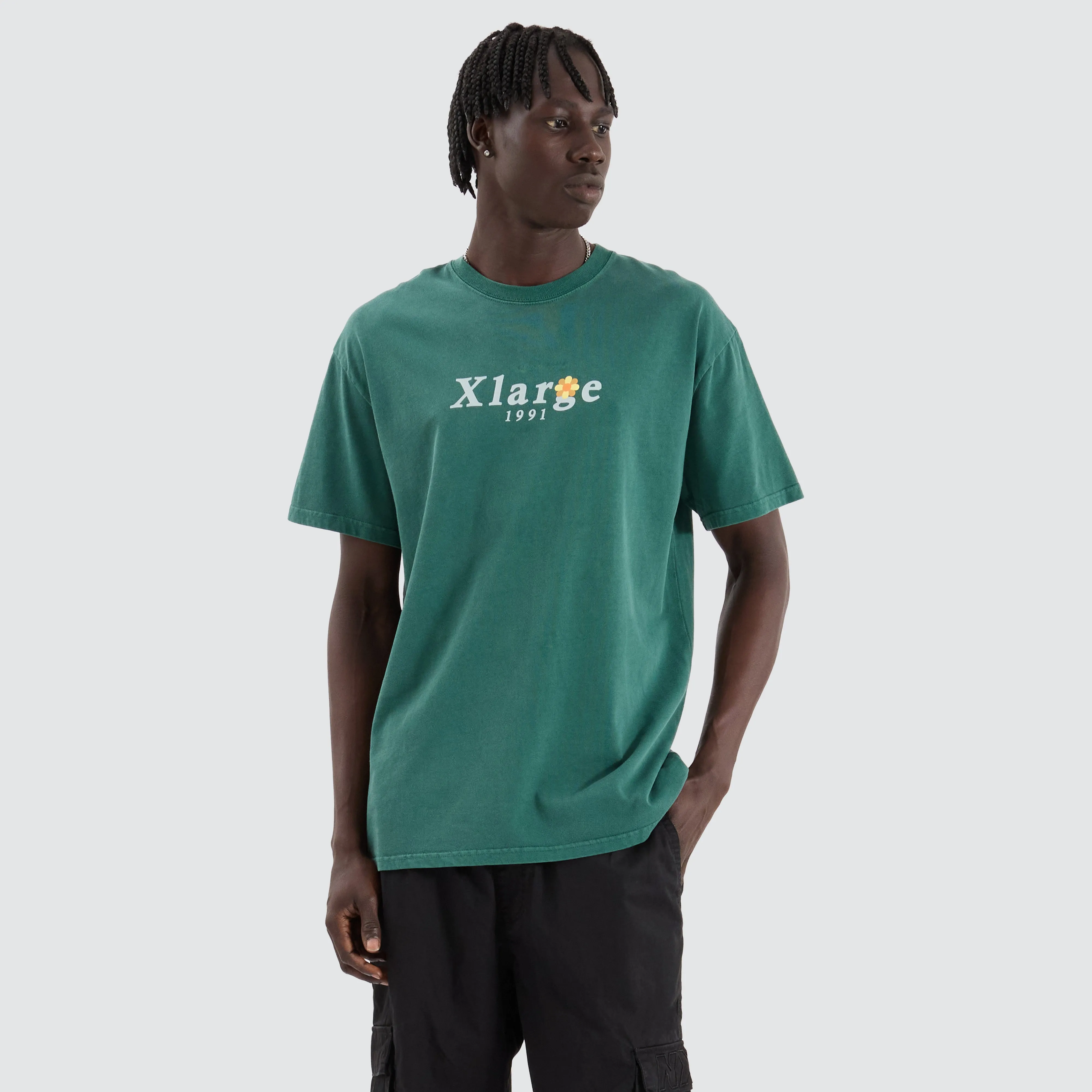 Flower 91 Tee Pigment Forest sold by Neverland