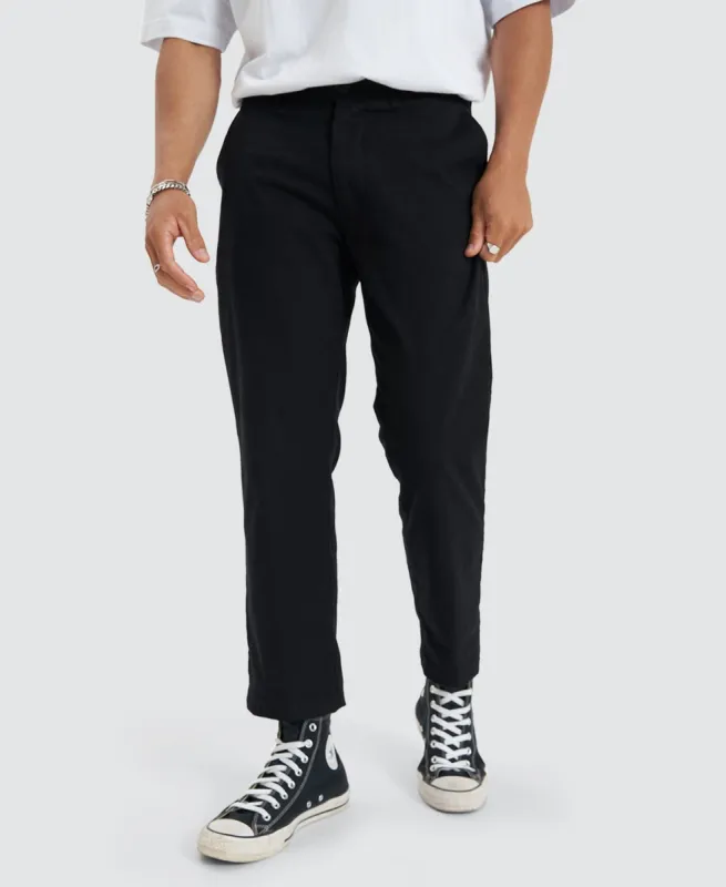 Sledgehammer Cropped Trouser Pants Black sold by Neverland