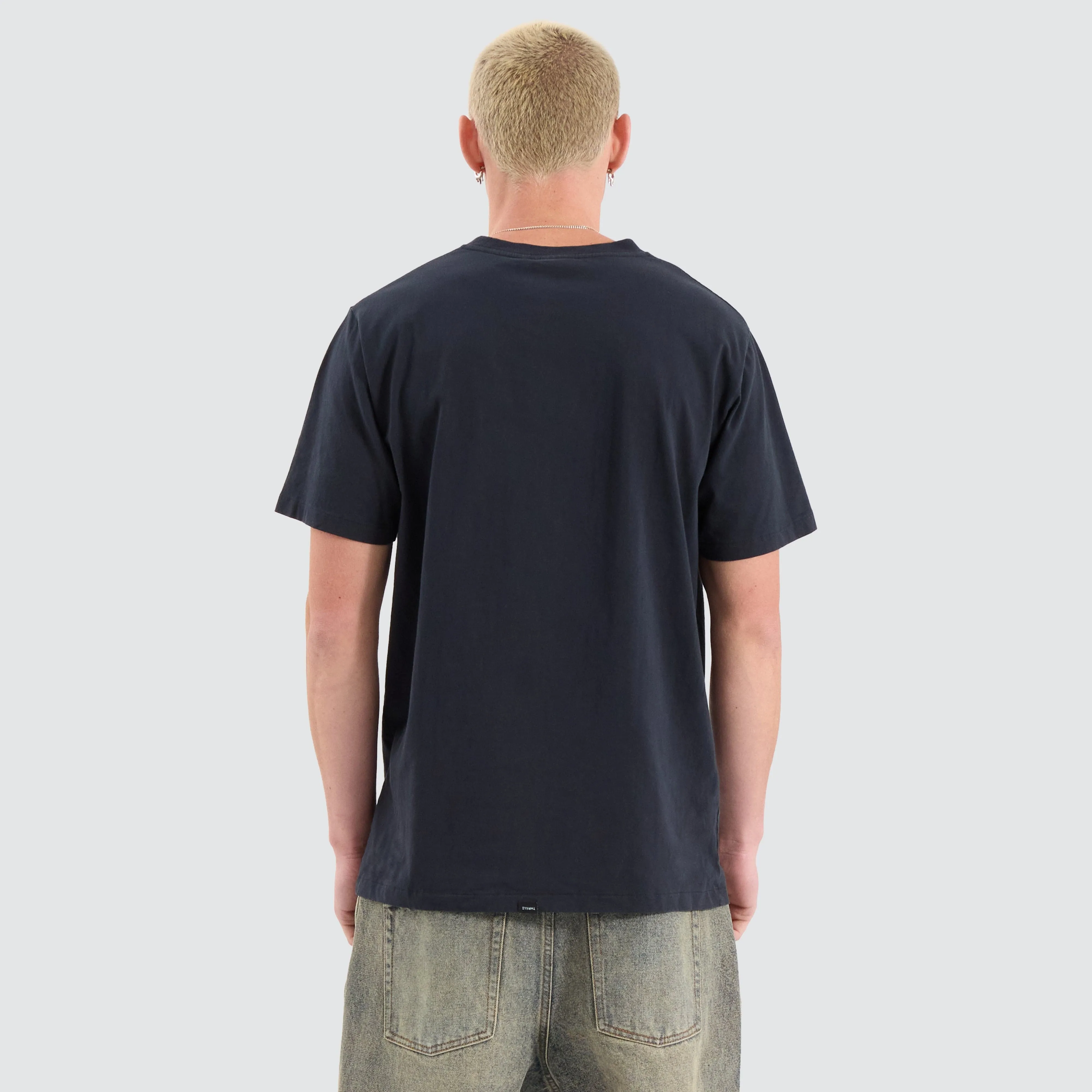 Easy Going Merch Fit Tee Twilight Black sold by Neverland product image thumbnail 5