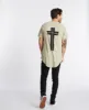 Stand Dual Scoop T-Shirt Pigment Sand sold by Neverland