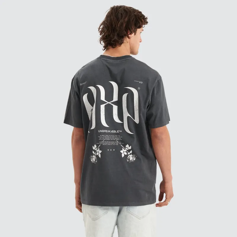 Unbreakable Tee Pigment Asphalt sold by Neverland