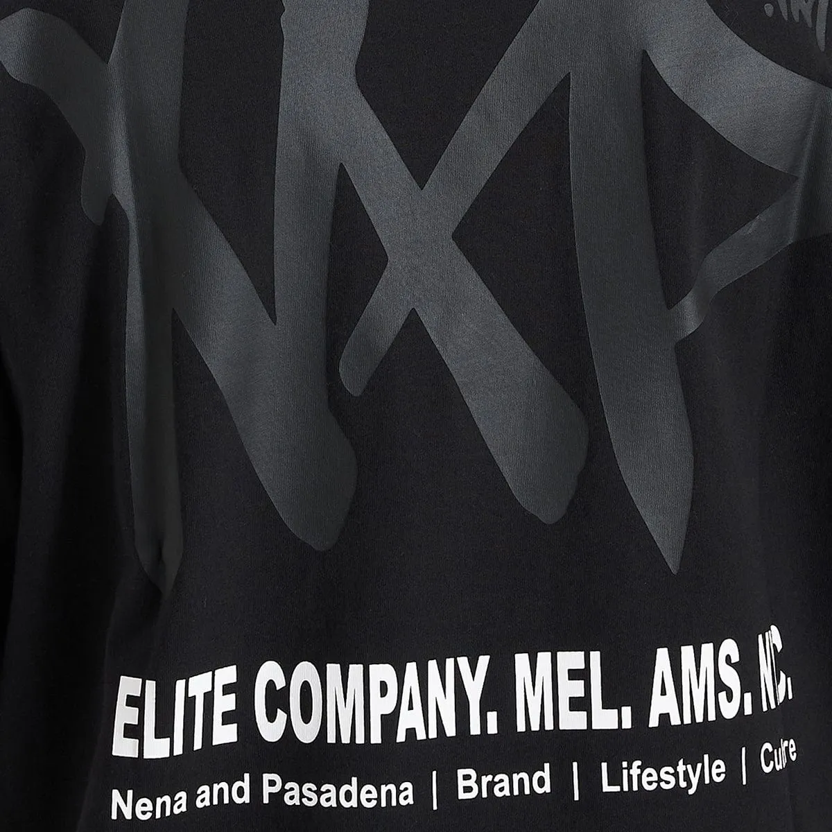 Never Heavy Tee Jet Black sold by Neverland product image thumbnail 3