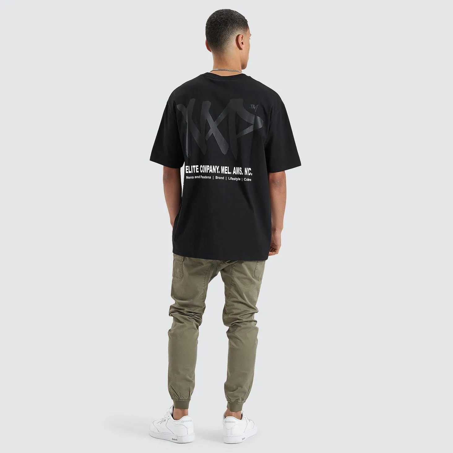 Never Heavy Tee Jet Black sold by Neverland product image thumbnail 4