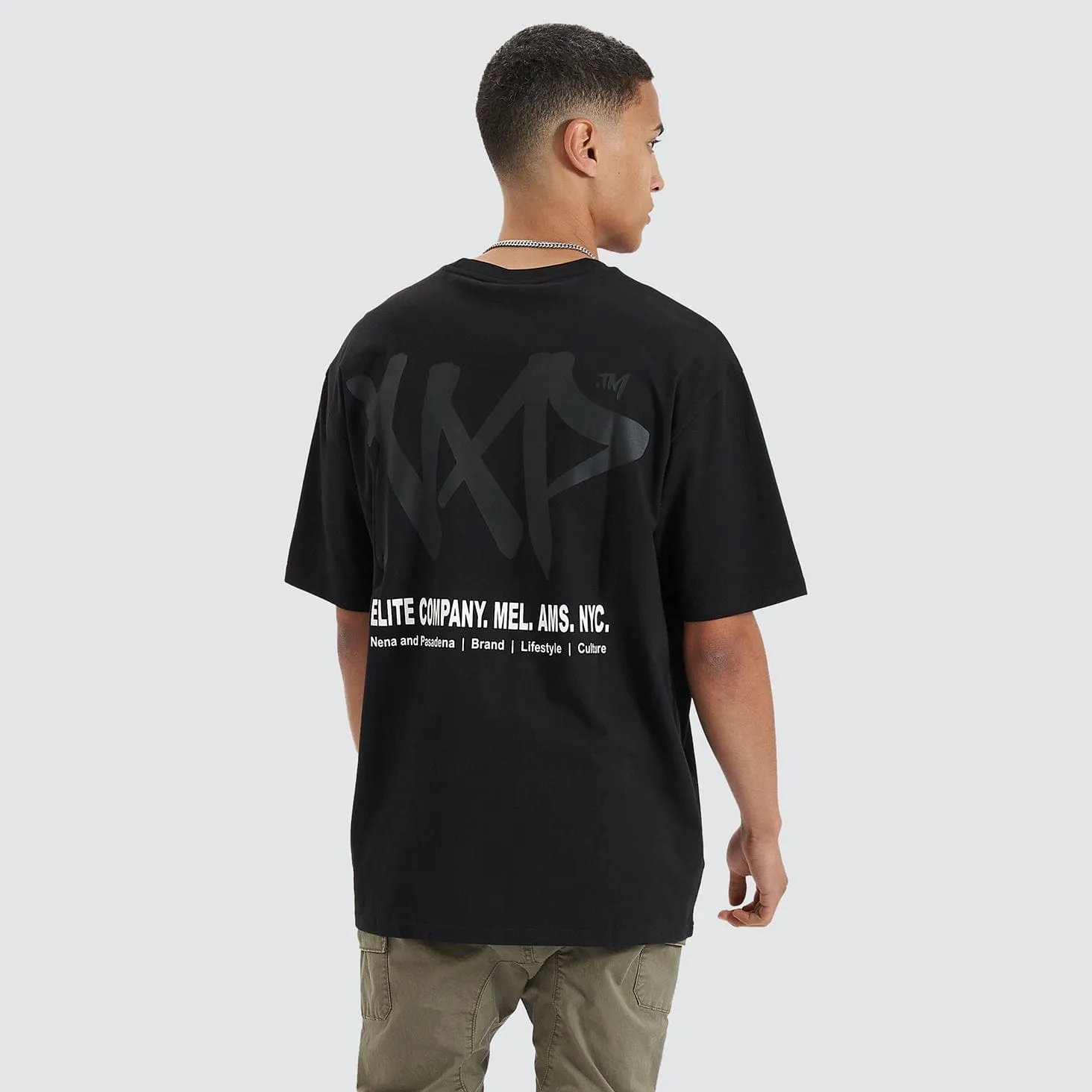 Never Heavy Tee Jet Black sold by Neverland