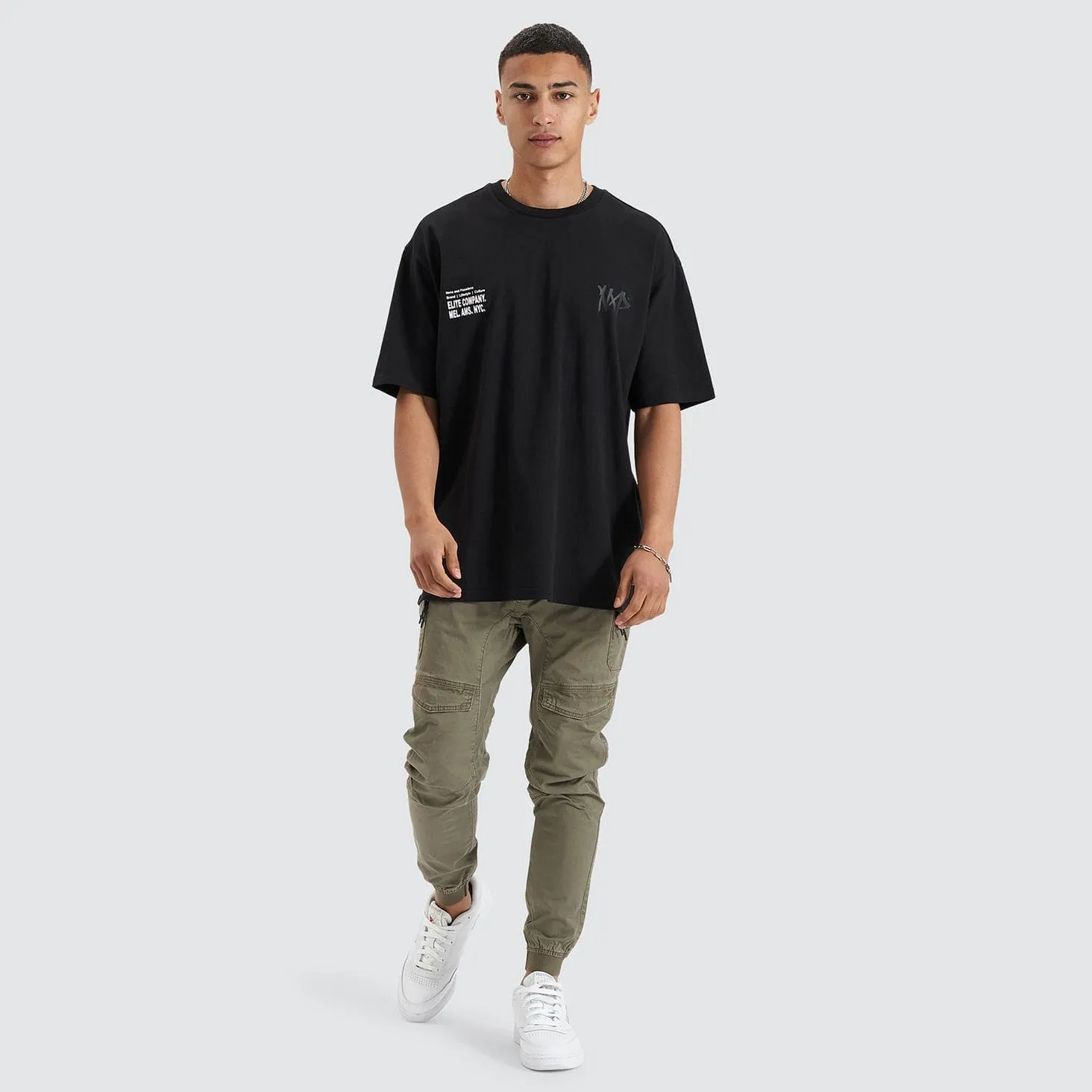 Never Heavy Tee Jet Black sold by Neverland product image thumbnail 5