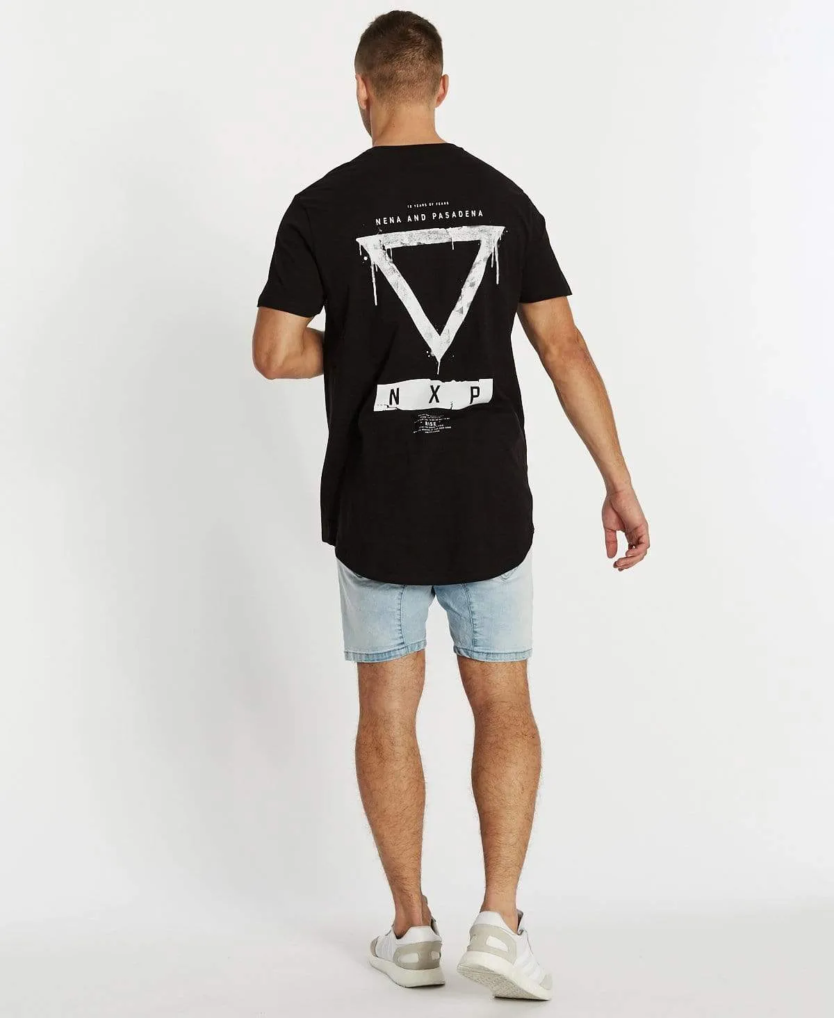 Rise Cape Back T-Shirt Jet Black sold by Neverland product image thumbnail 5