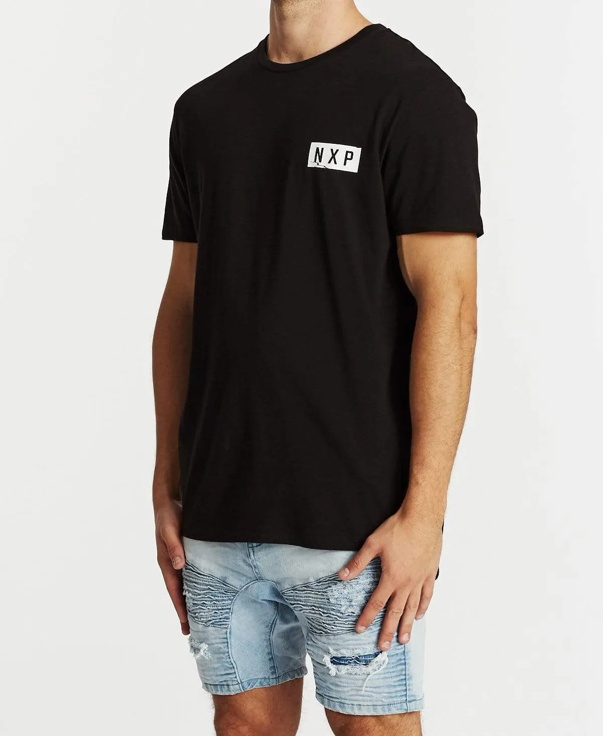 Rise Cape Back T-Shirt Jet Black sold by Neverland product image thumbnail 3