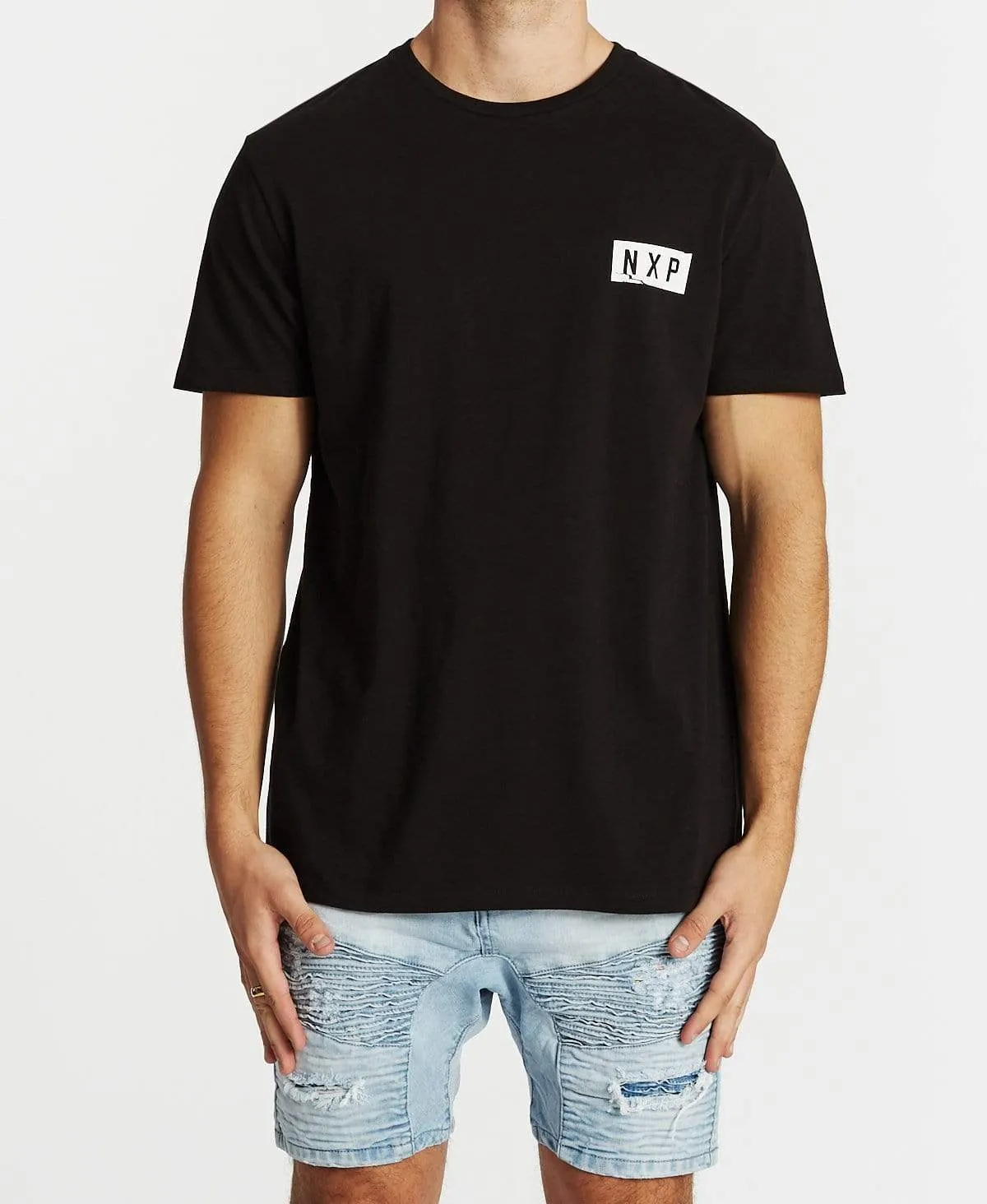 Rise Cape Back T-Shirt Jet Black sold by Neverland product image thumbnail 2