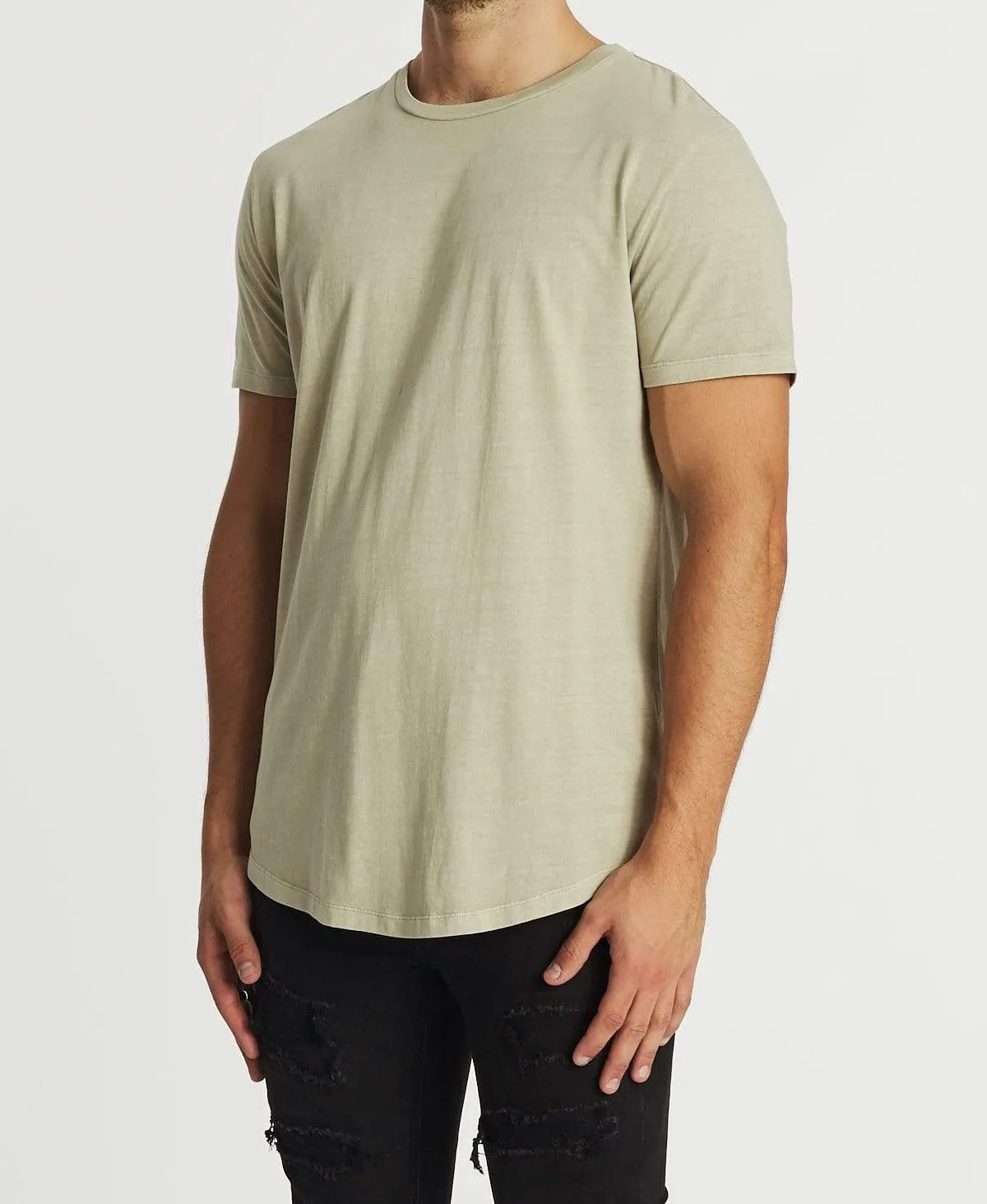 Higher Baseball T-Shirt Pigment Feather Grey sold by Neverland product image thumbnail 3