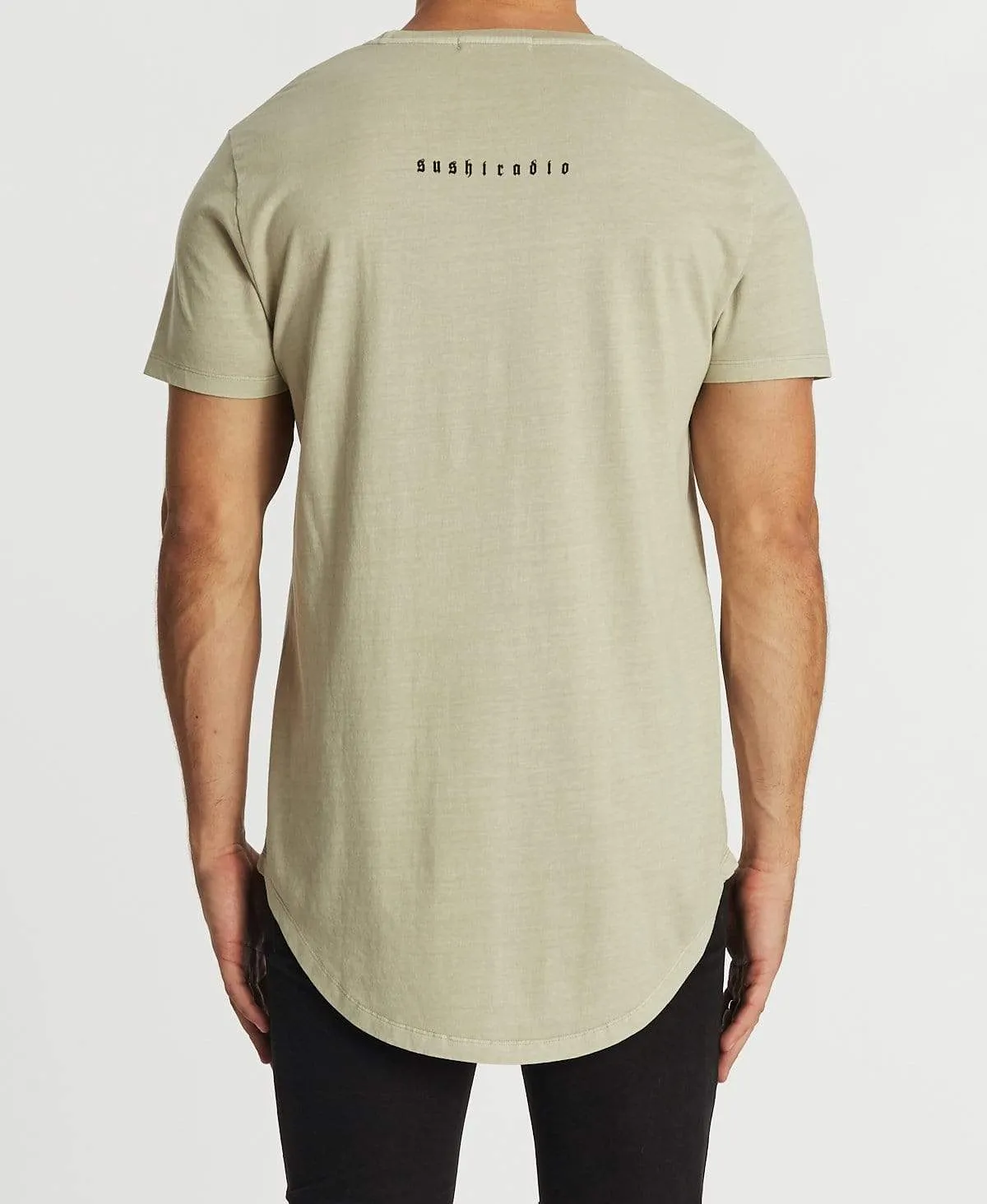 Higher Baseball T-Shirt Pigment Feather Grey sold by Neverland product image thumbnail 2