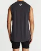 Imitation Scoop Back Muscle Tee Pigment Asphalt sold by Neverland