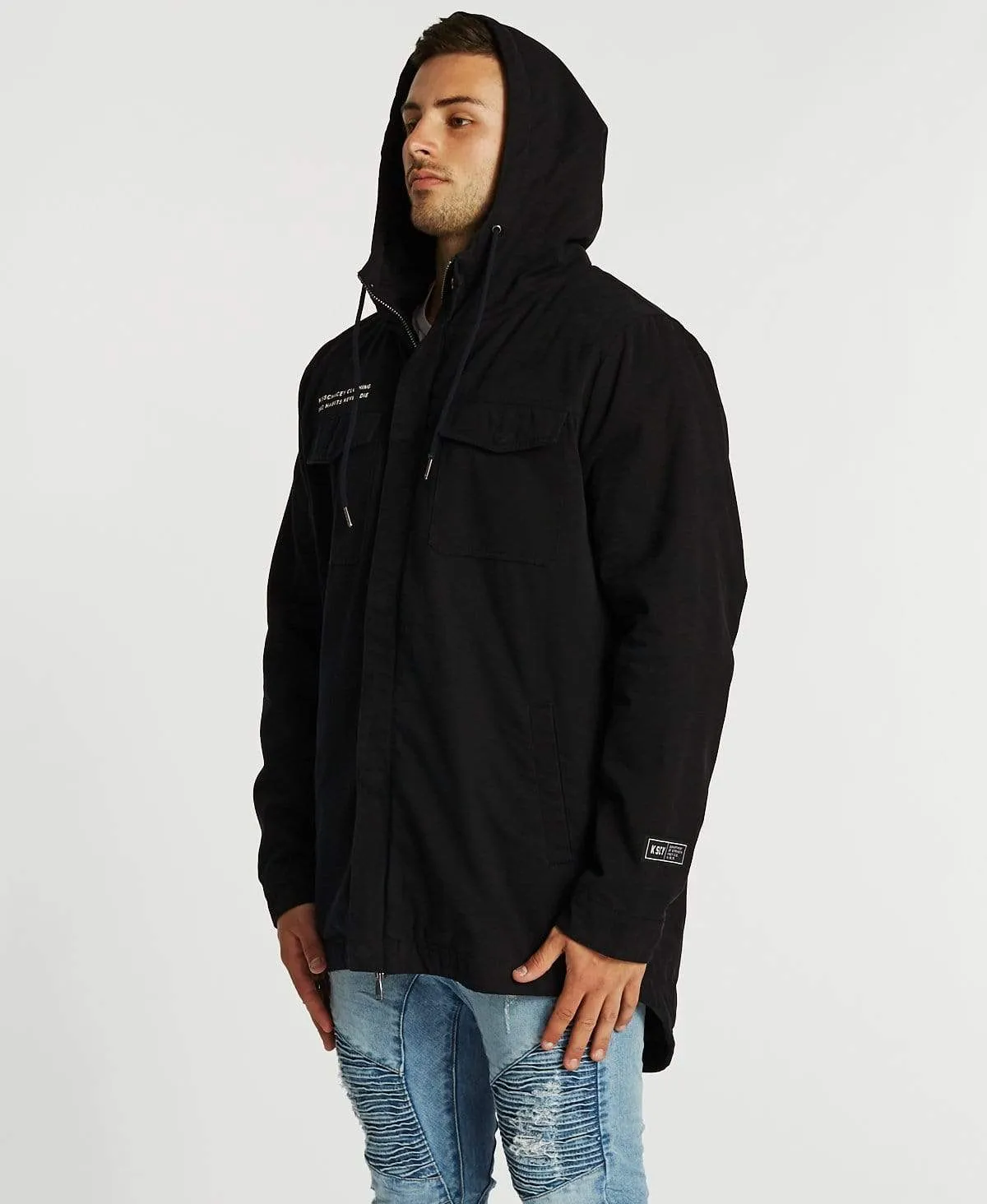 Granada Parker Jacket Jet Black sold by Neverland product image thumbnail 5