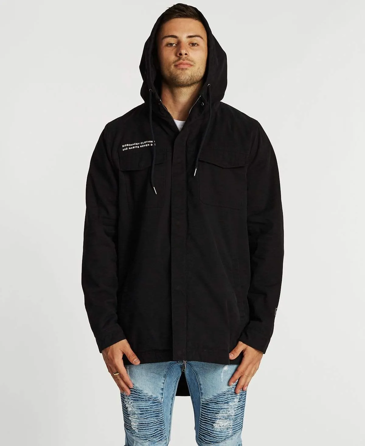 Granada Parker Jacket Jet Black sold by Neverland product image thumbnail 4