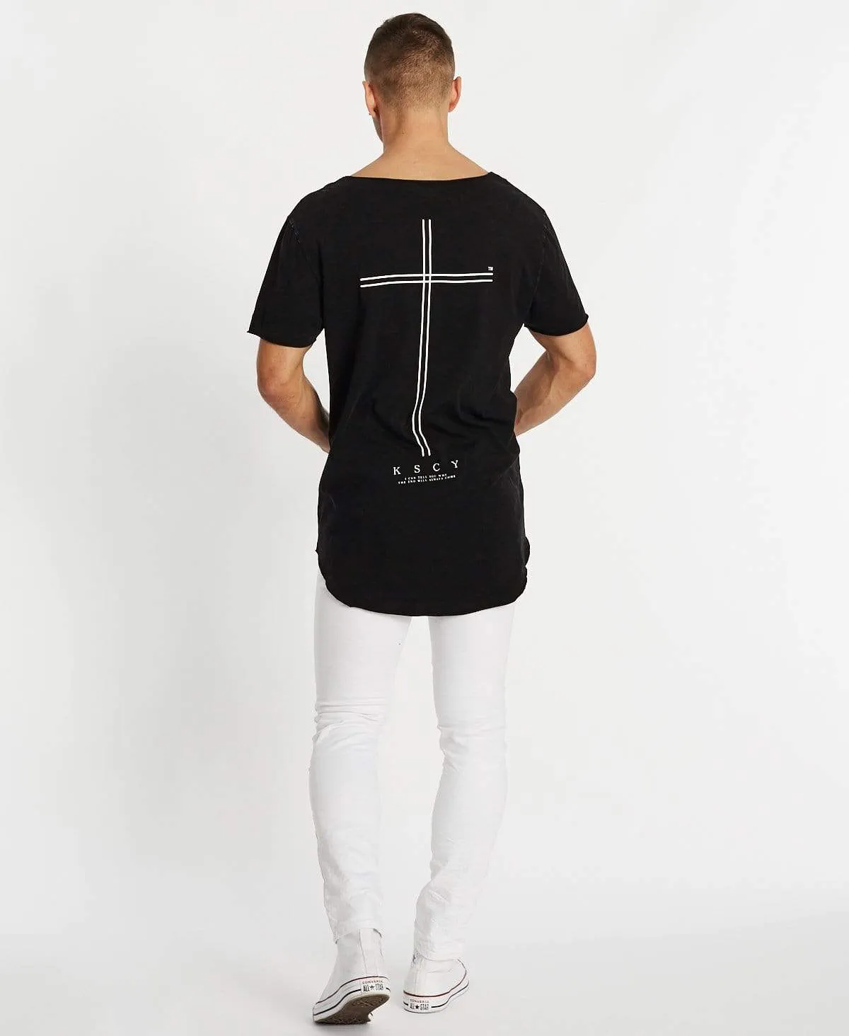 Undertow Raw V-Neck T-Shirt Acid Black sold by Neverland product image thumbnail 5