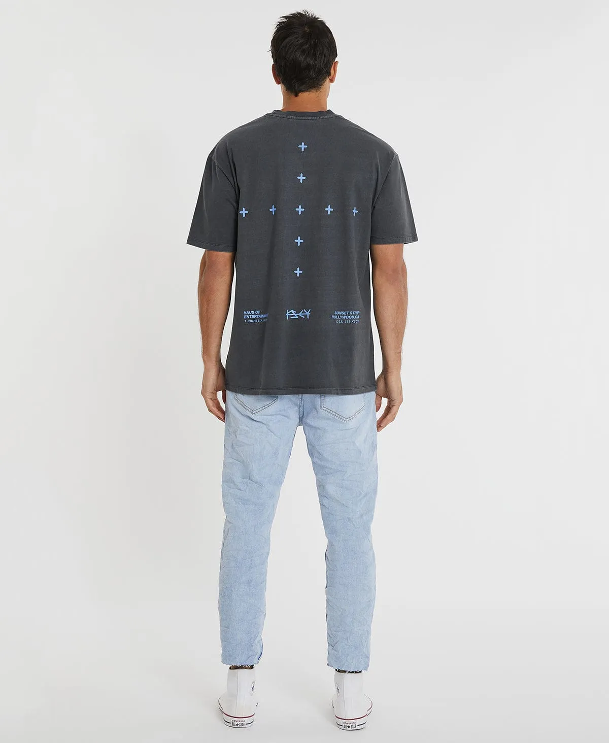 Plateau Heavy Box Fit T-Shirt Pigment Asphalt Grey sold by Neverland product image thumbnail 4