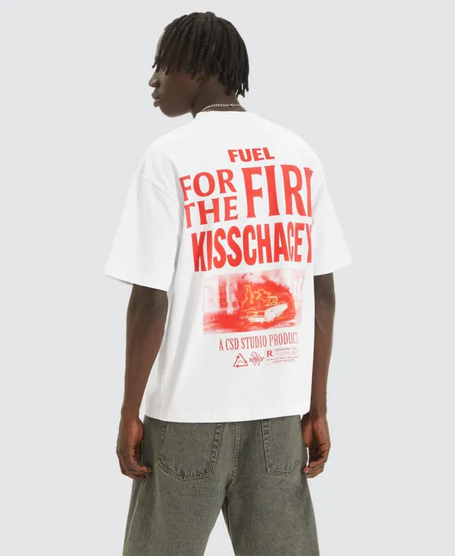 Fuel Heavy Street Fit Tee Optical White sold by Neverland