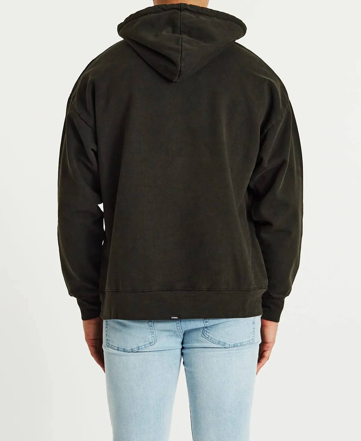 Delirium Slouch Pull On Hoodie Oil Green sold by Neverland product image thumbnail 2