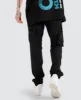Skinny Washed Cargo Pants Black sold by Neverland