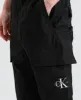 Skinny Washed Cargo Pants Black sold by Neverland