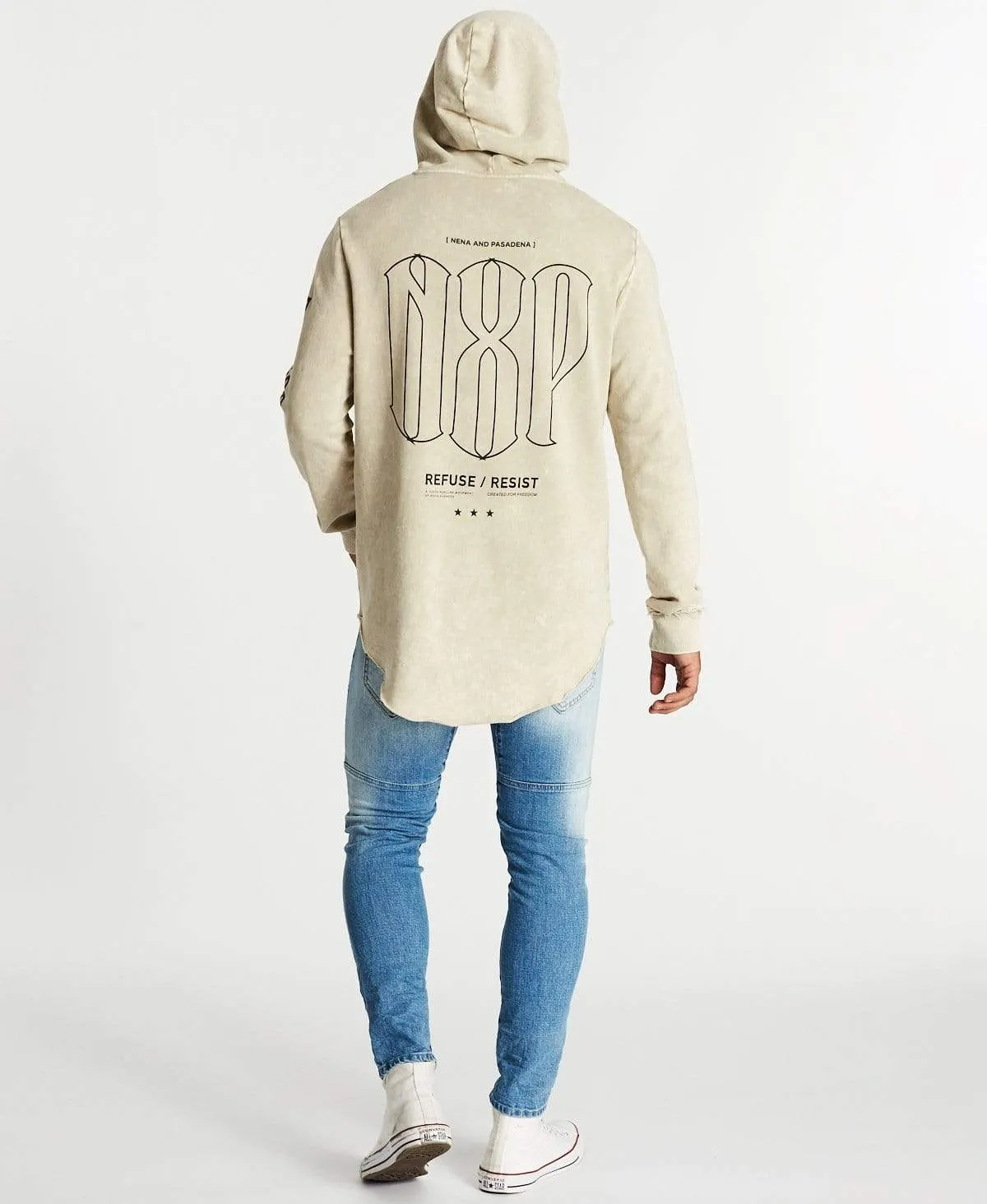 Weaponry Dual Curved Hoodie Acid Sand sold by Neverland product image thumbnail 3