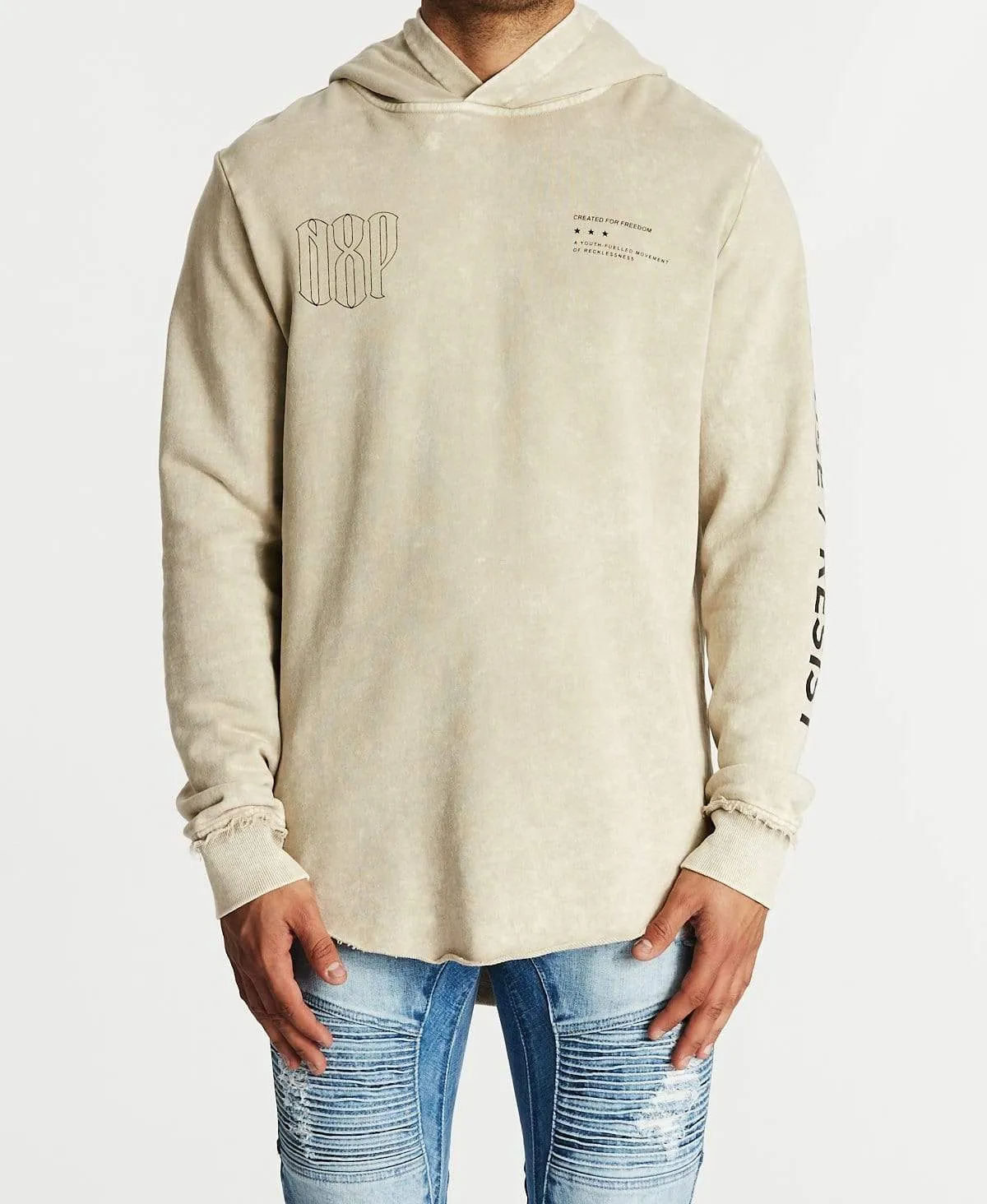 Weaponry Dual Curved Hoodie Acid Sand sold by Neverland product image thumbnail 2