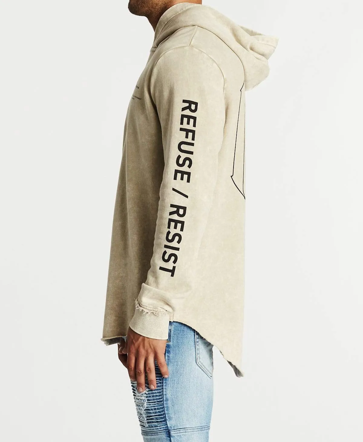 Weaponry Dual Curved Hoodie Acid Sand sold by Neverland product image thumbnail 5