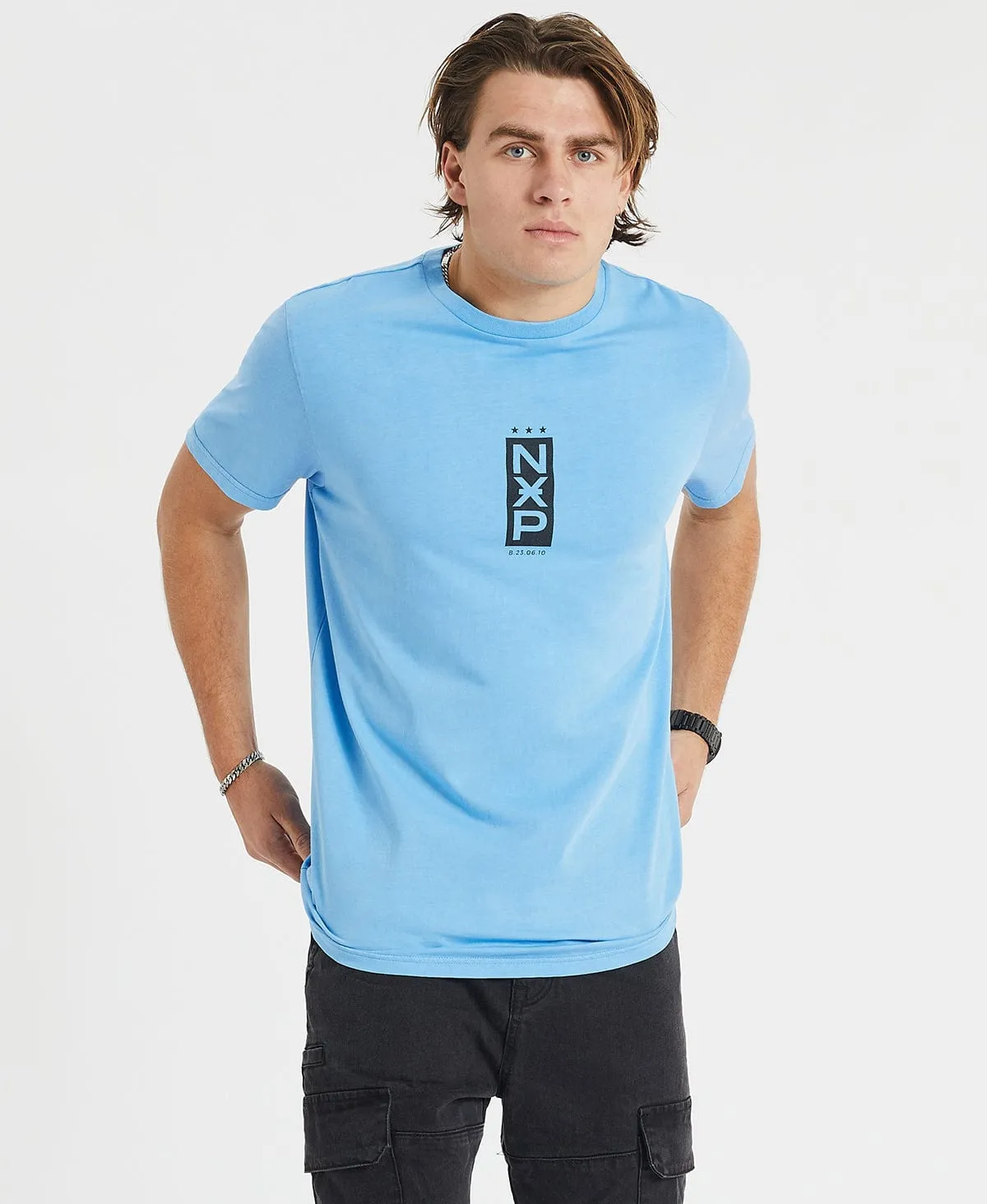 Boost Cape Back T-Shirt Pigment Azure Blue sold by Neverland product image thumbnail 2