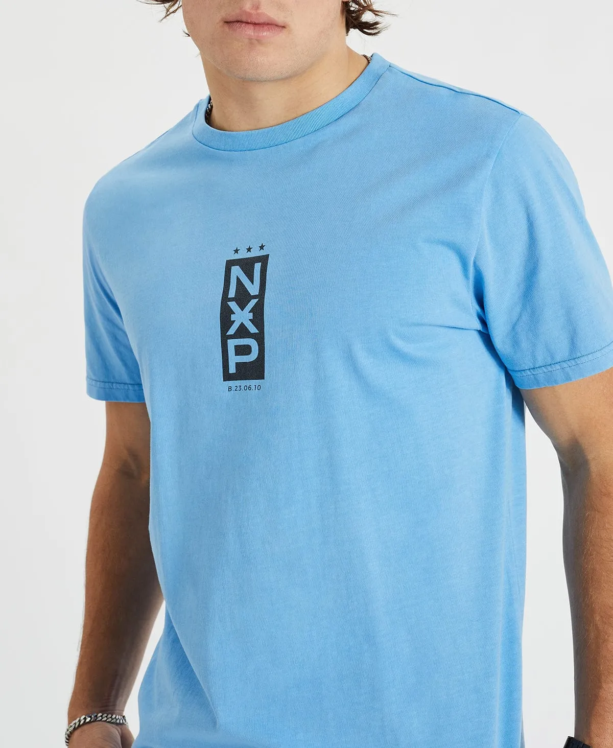 Boost Cape Back T-Shirt Pigment Azure Blue sold by Neverland product image thumbnail 4