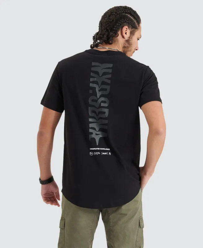 Endplate Dual Curved Tee Jet Black sold by Neverland