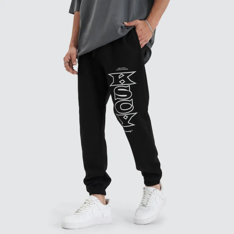 Deep Heavy Trackpant Jet Black sold by Neverland