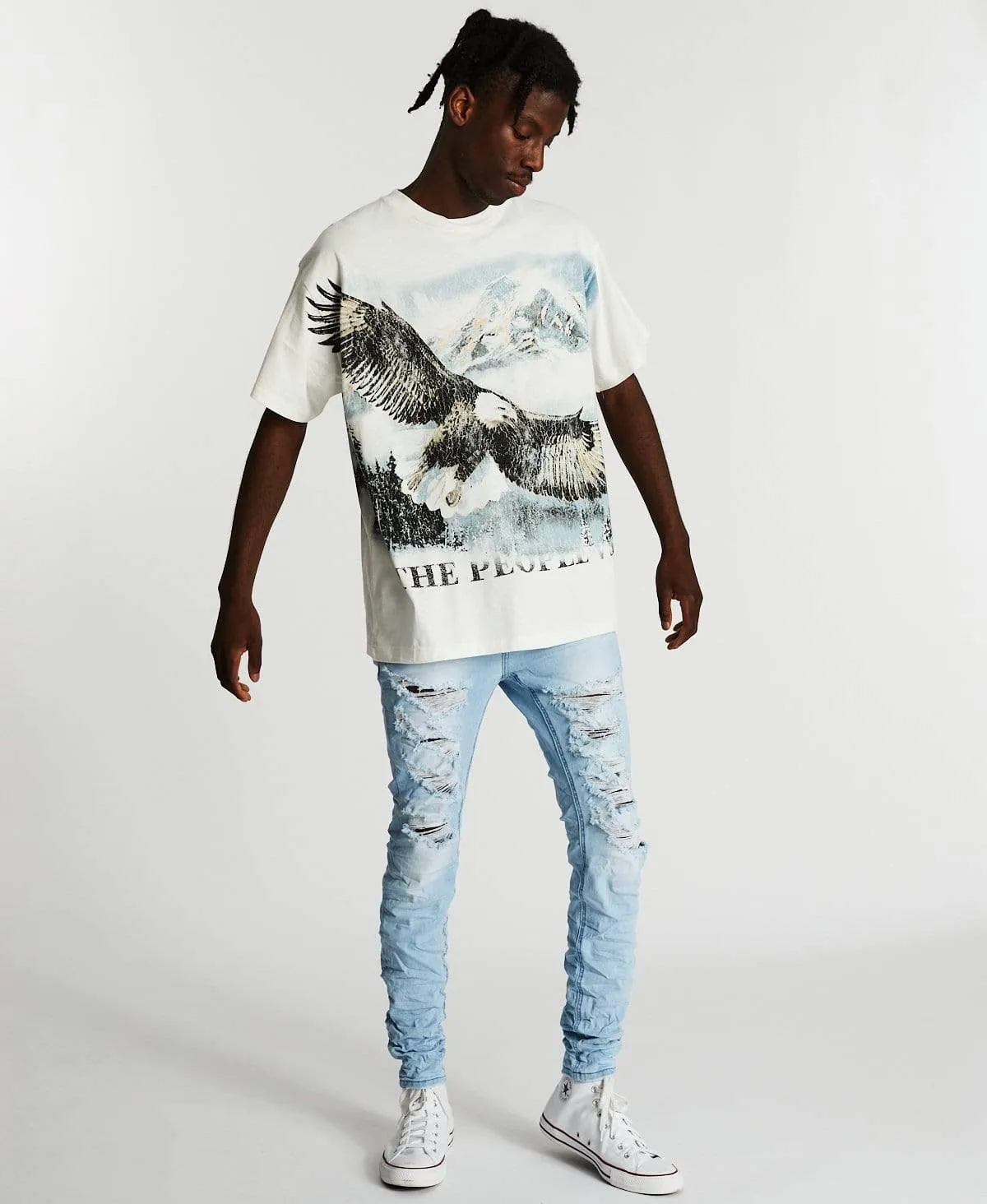 Alpine Eagle Vintage T-Shirt Vintage White sold by Neverland product image thumbnail 5