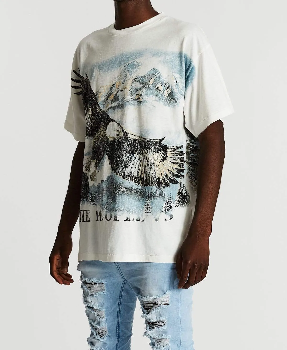 Alpine Eagle Vintage T-Shirt Vintage White sold by Neverland product image thumbnail 3