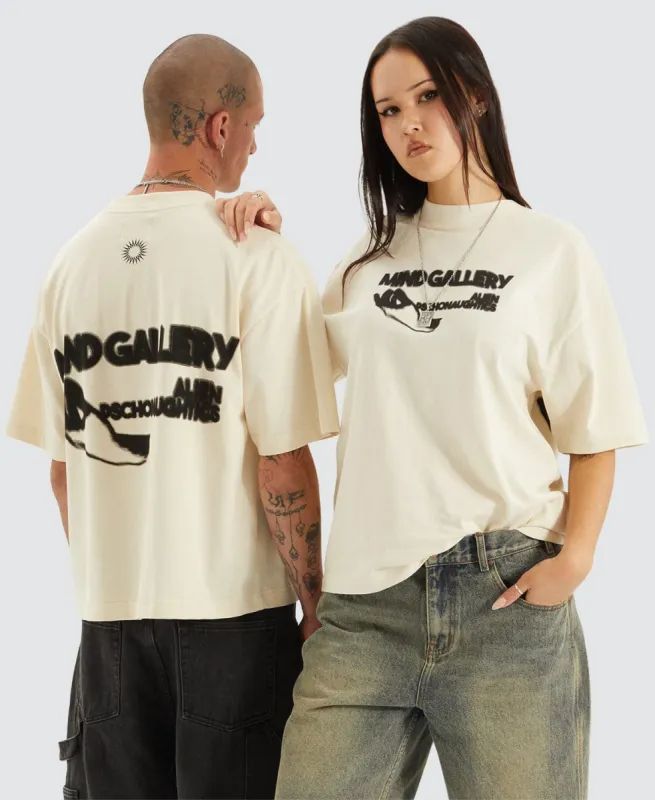 Noise Extra Heavy Crop T-Shirt Tofu sold by Neverland