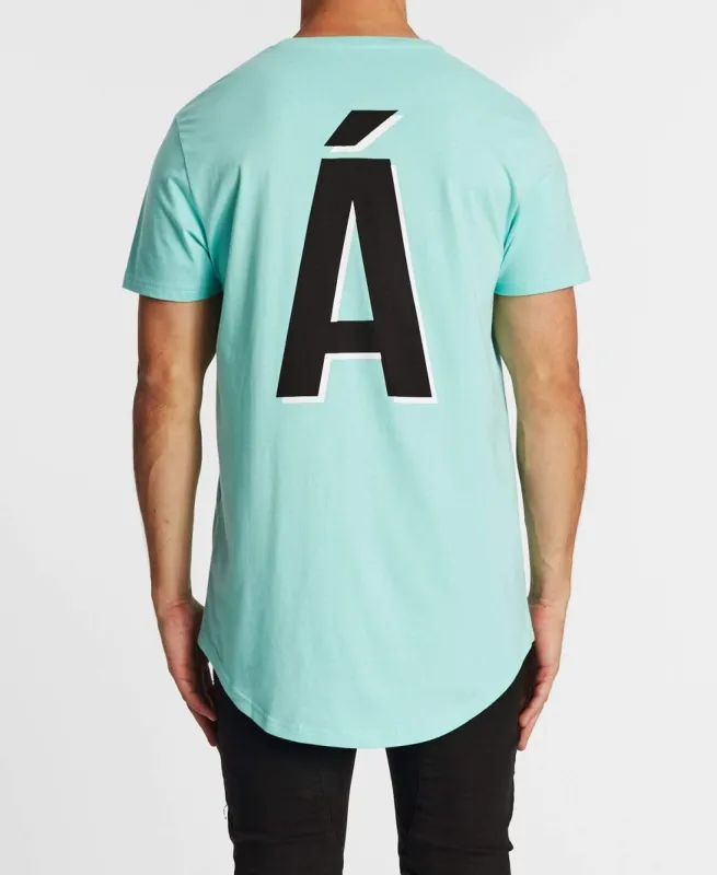 Idealiste Dual Curved T-Shirt Aqua sold by Neverland