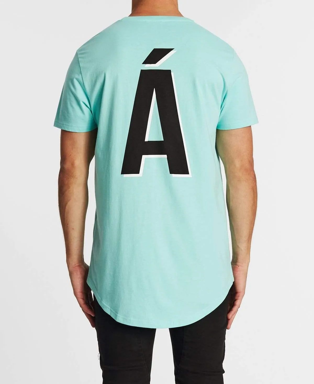Idealiste Dual Curved T-Shirt Aqua sold by Neverland