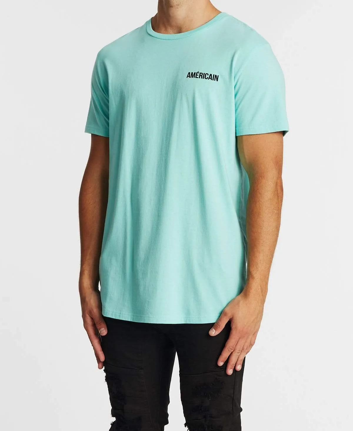 Idealiste Dual Curved T-Shirt Aqua sold by Neverland product image thumbnail 4