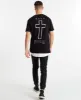 Deficits Relaxed Layered T-Shirt Jet Black sold by Neverland