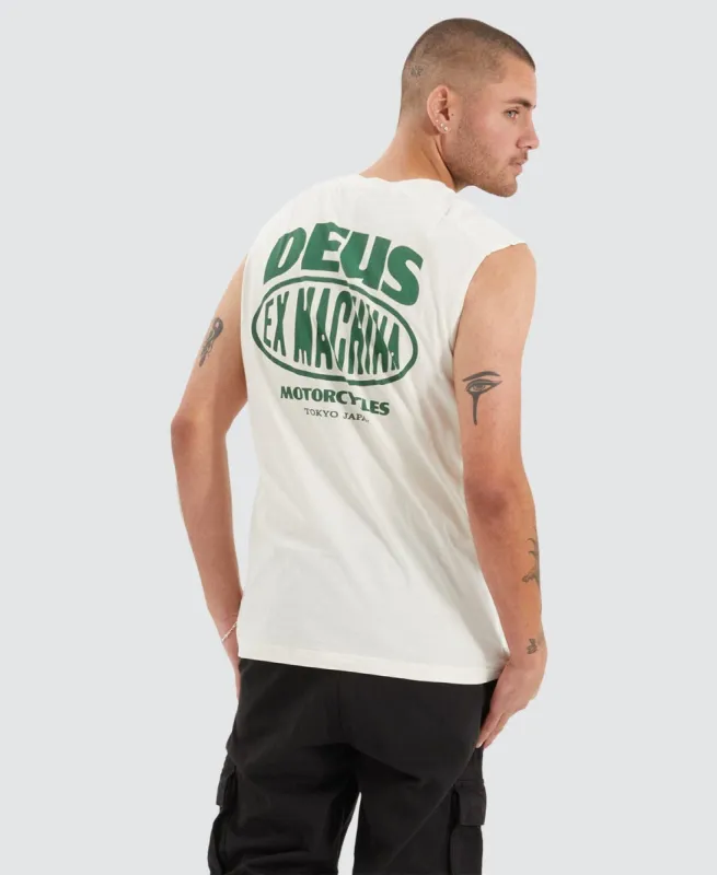 Bellwhether Muscle Tee Vintage White sold by Neverland