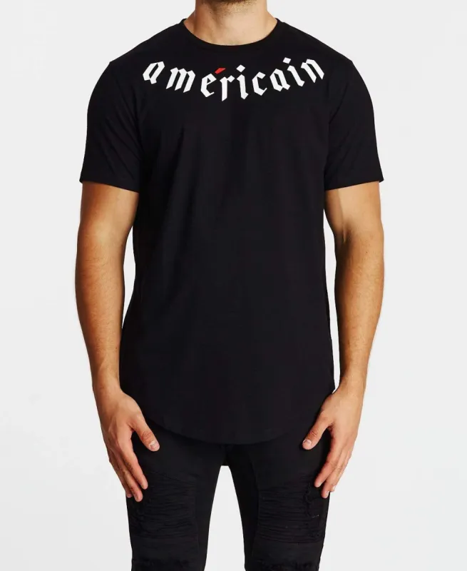 Croyant Dual Curved T-Shirt Jet Black sold by Neverland