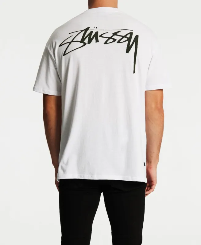 Shadow Script T-Shirt White sold by Neverland