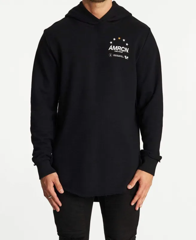Muet Dual Curved Hoodie Jet Black sold by Neverland