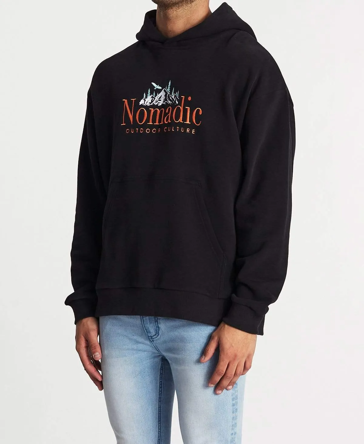 Surreal Relaxed Hoodie Jet Black sold by Neverland product image thumbnail 3