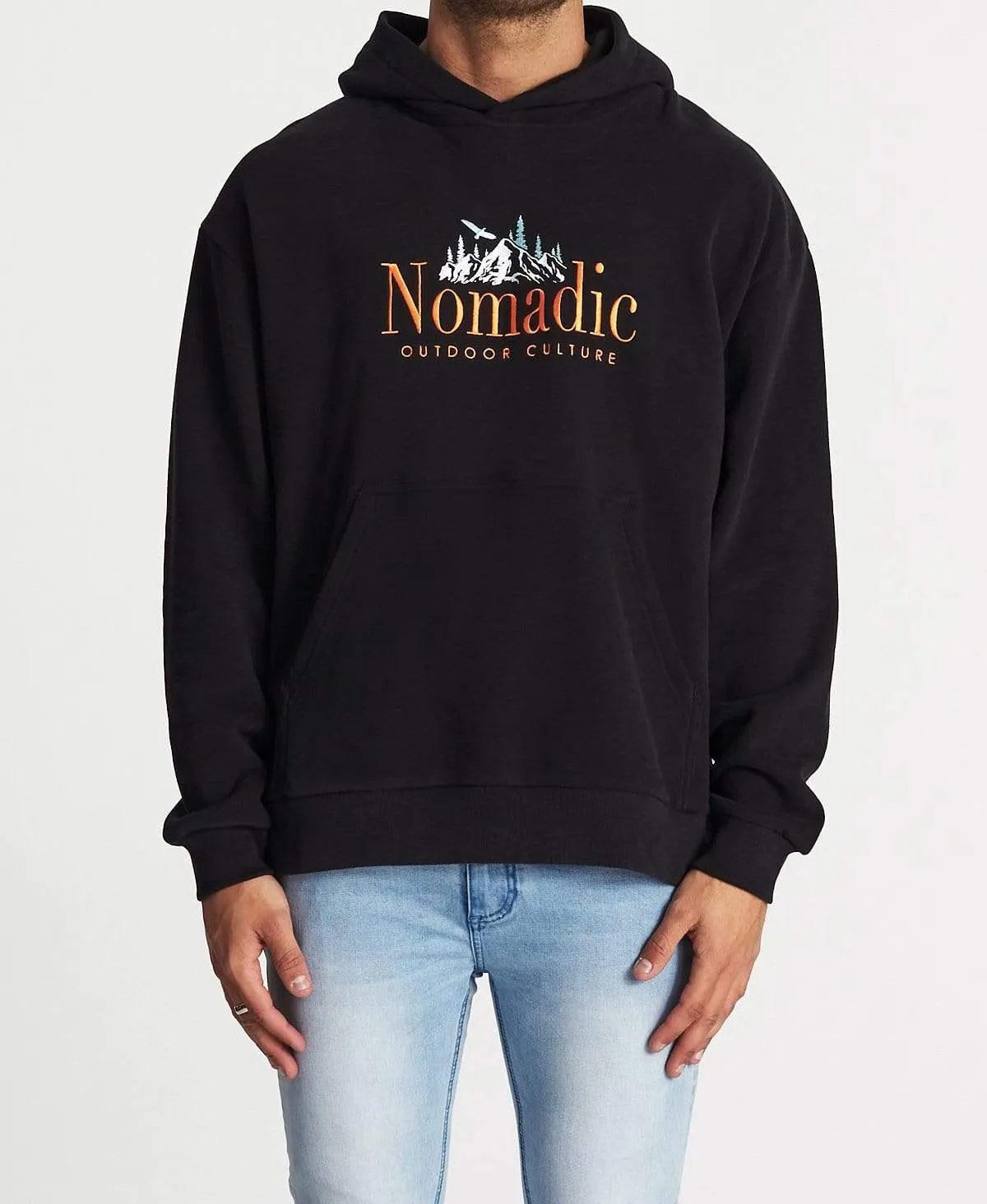 Surreal Relaxed Hoodie Jet Black sold by Neverland