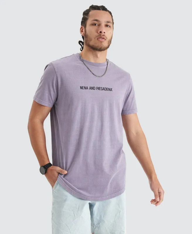 Friction Tee Pigment Purple Ash sold by Neverland