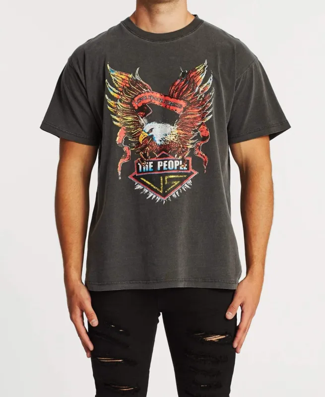 Riders Eagle Vintage Box Fit T-Shirt Vintage Black sold by Neverland